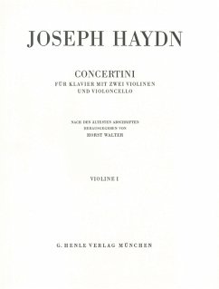 Cover Concertini für Klavier, 2 Violinen und Violoncello Violine 1