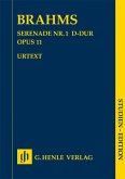 Serenade D-Dur Nr.1 op.11 für Orchester Studienpartitur