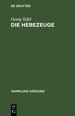 Die Hebezeuge (eBook, PDF) - Tafel, Georg