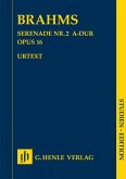 Serenade A-Dur Nr.2 op.16 für Kammerorchester Studienpartitur