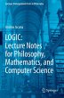 LOGIC: Lecture Notes for Philosophy,... - Bild 1