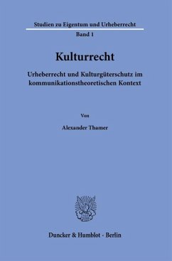 Kulturrecht - Thamer, Alexander