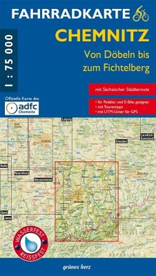 Cover Fahrradkarte Chemnitz