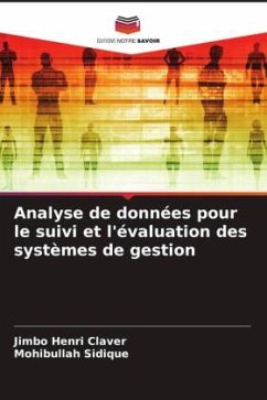 Analyse de données pour le suivi et l'évaluation des systèmes de gestion - Henri Claver, Jimbo;Sidique, Mohibullah