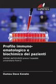 Profilo immuno-ematologico e biochimico dei pazienti