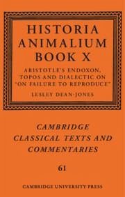 Historia Animalium Book X