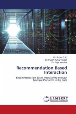 Recommendation Based Interaction - G. K., Dr. Suhas;Pareek, Dr. Piyush Kumar;Nandihal, Dr. Priya