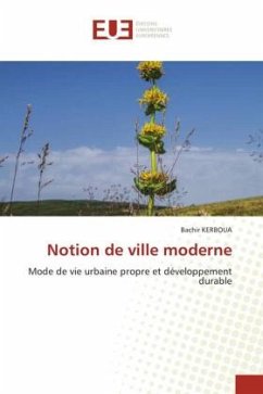 Cover Notion de ville moderne