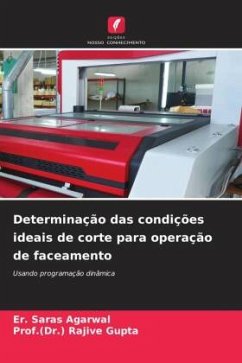 Cover Determinação das condições ideais de corte para operação de faceamento