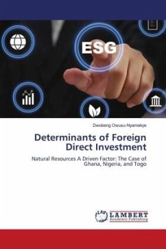 Determinants of Foreign Direct Investment - Owusu-Nyamekye, Dwobeng