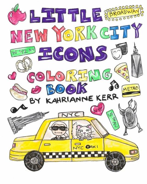 Little New York City Icons Coloring Book Little New York City Icons Coloring Book