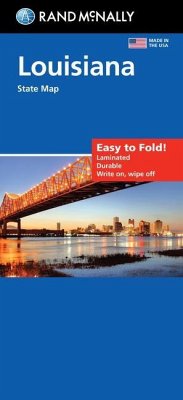 Rand McNally Easy to Fold: Louisiana State Laminated Map - Rand Mcnally