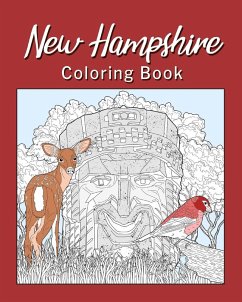 Cover New Hampshire Coloring Book