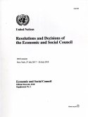 Resolutions and Decisions of the Economic and Social Council