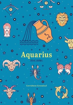Aquarius Zodiac Journal - Greenleaf, Cerridwen