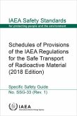 Schedules of Provisions of the IAEA Regulations for the Safe Transport of Radioactive Material: IAEA Safety Standards Series No. Ssg-33 (Rev. 1)