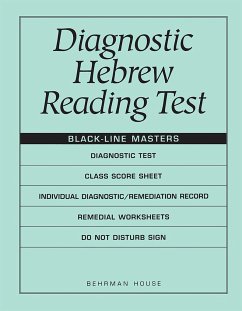 Diagnostic Hebrew Reading Test - House, Behrman