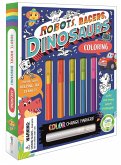 Robots, Racers, Dinosaurs Coloring Set: With Color-Changing Markers