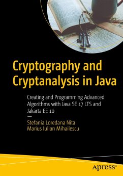 Cryptography and Cryptanalysis in Java (eBook, PDF) - Nita, Stefania Loredana; Mihailescu, Marius Iulian
