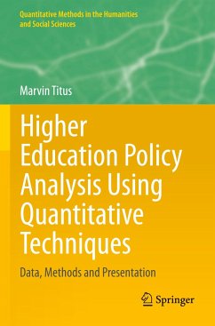 Higher Education Policy Analysis Using Quantitative Techniques - Titus, Marvin