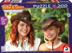 Schmidt 56429 - Bibi & Tina, Einfach anders, Beste Freundinnen für immer, Puzzle zum Kinofilm 5, 200 Teile