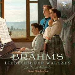 Brahms:Liebeslieder Waltzes For Piano 4-Hands - Piano Duo Nadan/Tirino,Angela/Tirino,Nadia