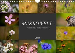 Makrowelt - Blumen und Insekten im Focus (Wandkalender 2023 DIN A4 quer)