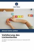 Validierung des Lückentextes