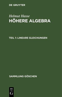 Cover Lineare Gleichungen (eBook, PDF)