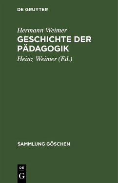 Cover Geschichte der Pädagogik (eBook, PDF)