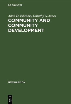 Cover Community and community development (eBook, PDF)