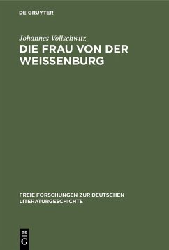 Cover Die Frau von der Weißenburg (eBook, PDF)