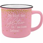 Becher Motiv Glitzer, 35 cl