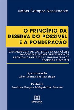 Cover O Princípio da Reserva do Possível e a Ponderação (eBook, ePUB)