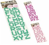 small foot 6776 - Sticker ABC, Say it in crystals, 3-er Set,