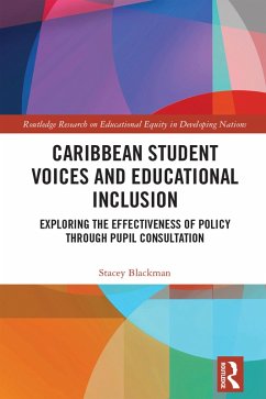 Caribbean Student Voices and Educational Inclusion (eBook, PDF) - Blackman, Stacey