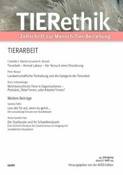 Cover TIERethik (14. Jahrgang 2022/1)