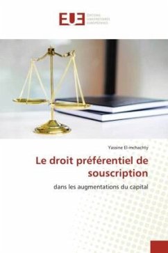 Le droit préférentiel de souscription - El-mchachty, Yassine