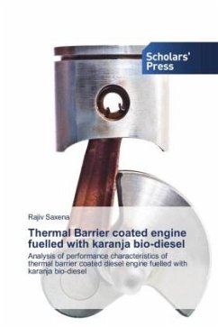 Thermal Barrier coated engine fuelled with karanja bio-diesel - Saxena, Rajiv