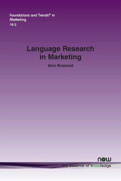 Language Research in Marketing - Kronrod, Ann
