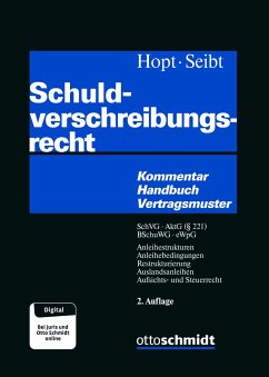 Schuldverschreibungsrecht - Artzinger-Bolten, Jochen;Behrens, Alexander;Beil, Johannes;Hopt, Klaus J.;Seibt, Christoph H.