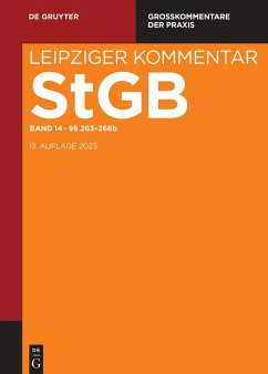 Strafgesetzbuch (StGB) Leipziger Kommentar §§ 263-266b