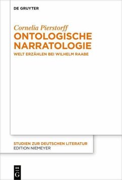 Ontologische Narratologie - Pierstorff, Cornelia