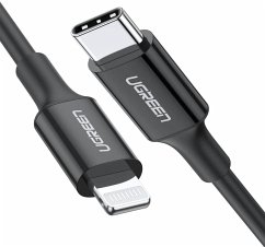 Cover UGREEN Lightning to Type-C Cable 1m black