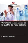 Variations saisonnières de la qualité de l'eau potable