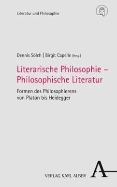 Cover Literarische Philosophie - Philosophische Literatur