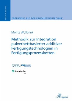 Methodik zur Integration pulverbettbasierter additiver Fertigungstechnologien in Fertigungsprozessketten - Wollbrink, Moritz