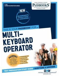 Multi-Keyboard Operator (C-455): Passbooks Study Guide Volume 455 - National Learning Corporation