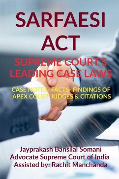 SARFAESI ACT- SUPREME COURT'S LEADING CASE LAWS - Somani, Jayprakash Bansilal
