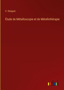 Cover Étude de Métalloscopie et de Métallothérapie